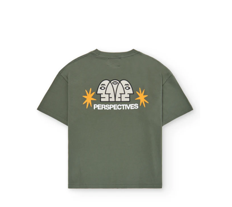 Camiseta Perspective verde militar